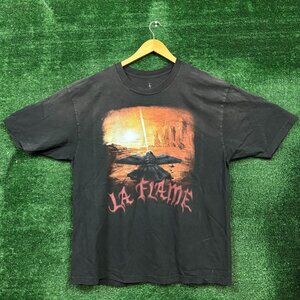 Travis Scott LA Flame Coachella Festival Hip-Hop T-Shirt Size Extra Large